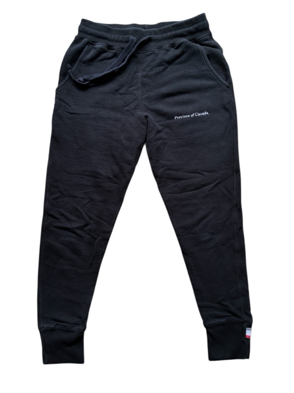 Province of Canada Women's Black Sweatpants Joggers Size XXS